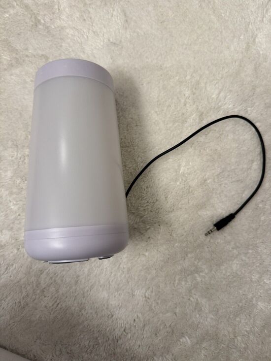 bass jaxx Other - Bass Jaxx LED Light Up Wireless Bluetooth Column Speaker Portable White Aux